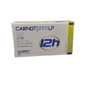 CARNOTPRIM 12H Comp. LP 15 mg c/20
